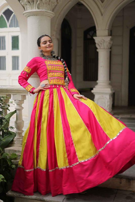NAVRATRI LW 7139 Roman Yellow Designer lehenga choli in Pune